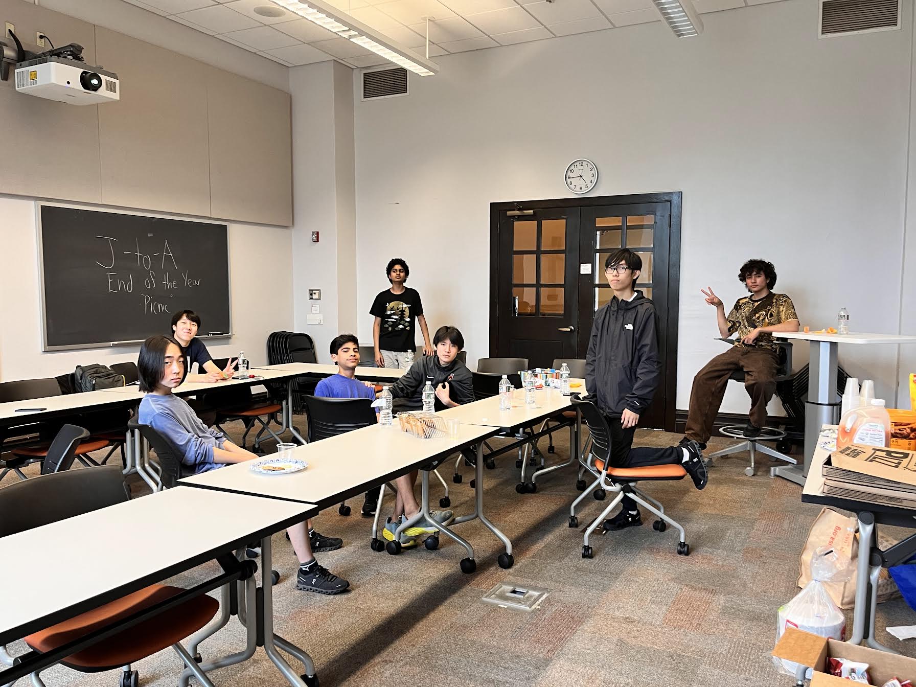 J-to-A members gathered for an end-of-year picnic