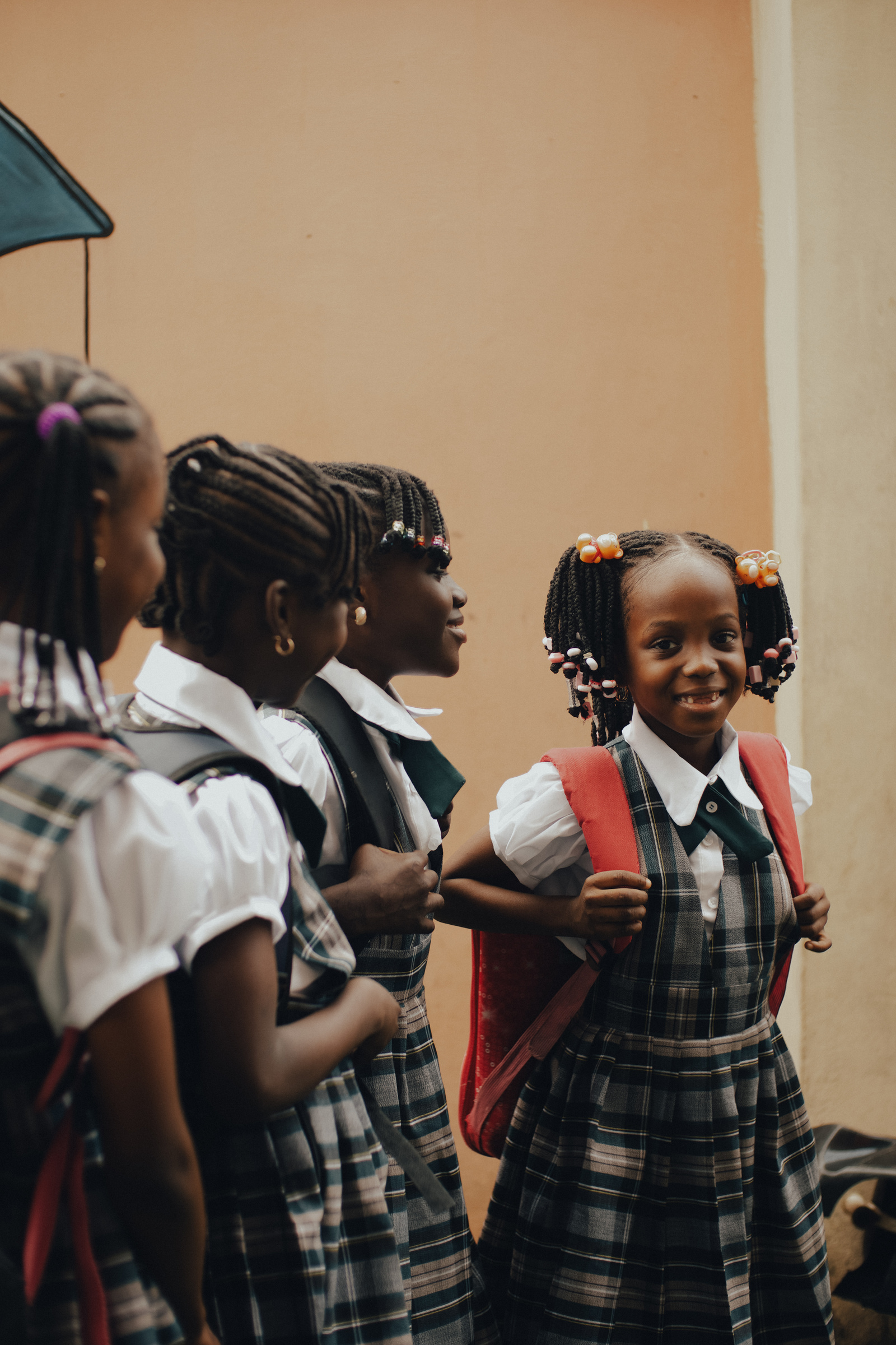 Students walking together